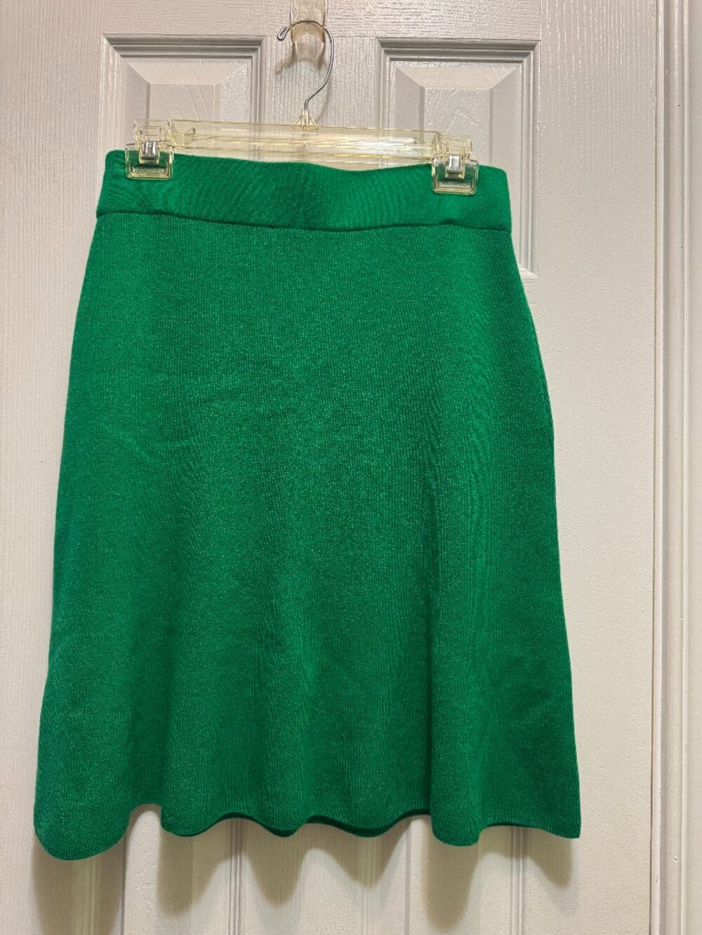 Akris Punto  Virgin Wool+Cashmere Skirt, Forest  Green, Size US6